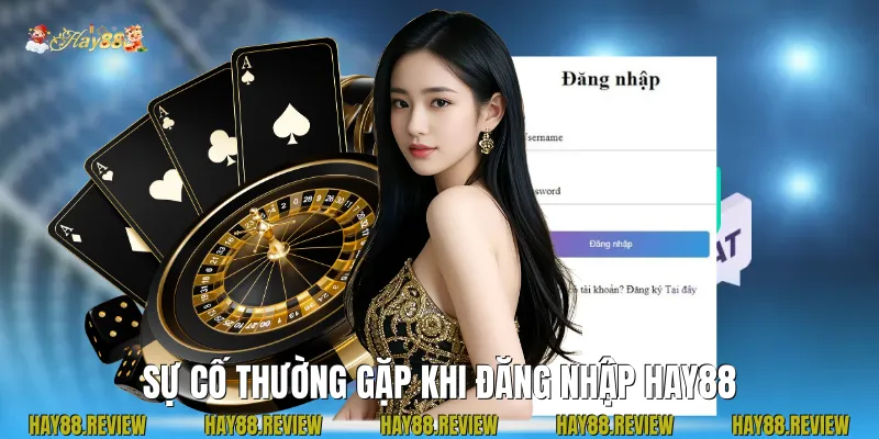 sự cố thường gặp khi đăng nhập Hay88